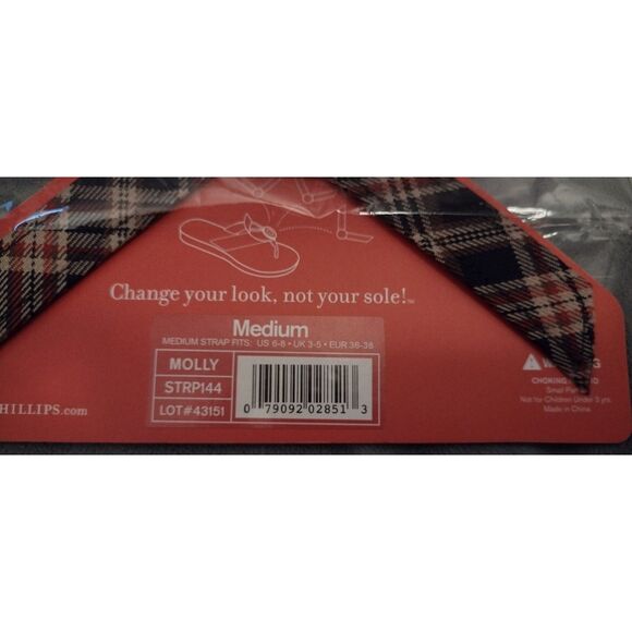 Lindsay Phillips SwitchFlops Interchangeable Straps "Molly" - Medium - Picture 3 of 3